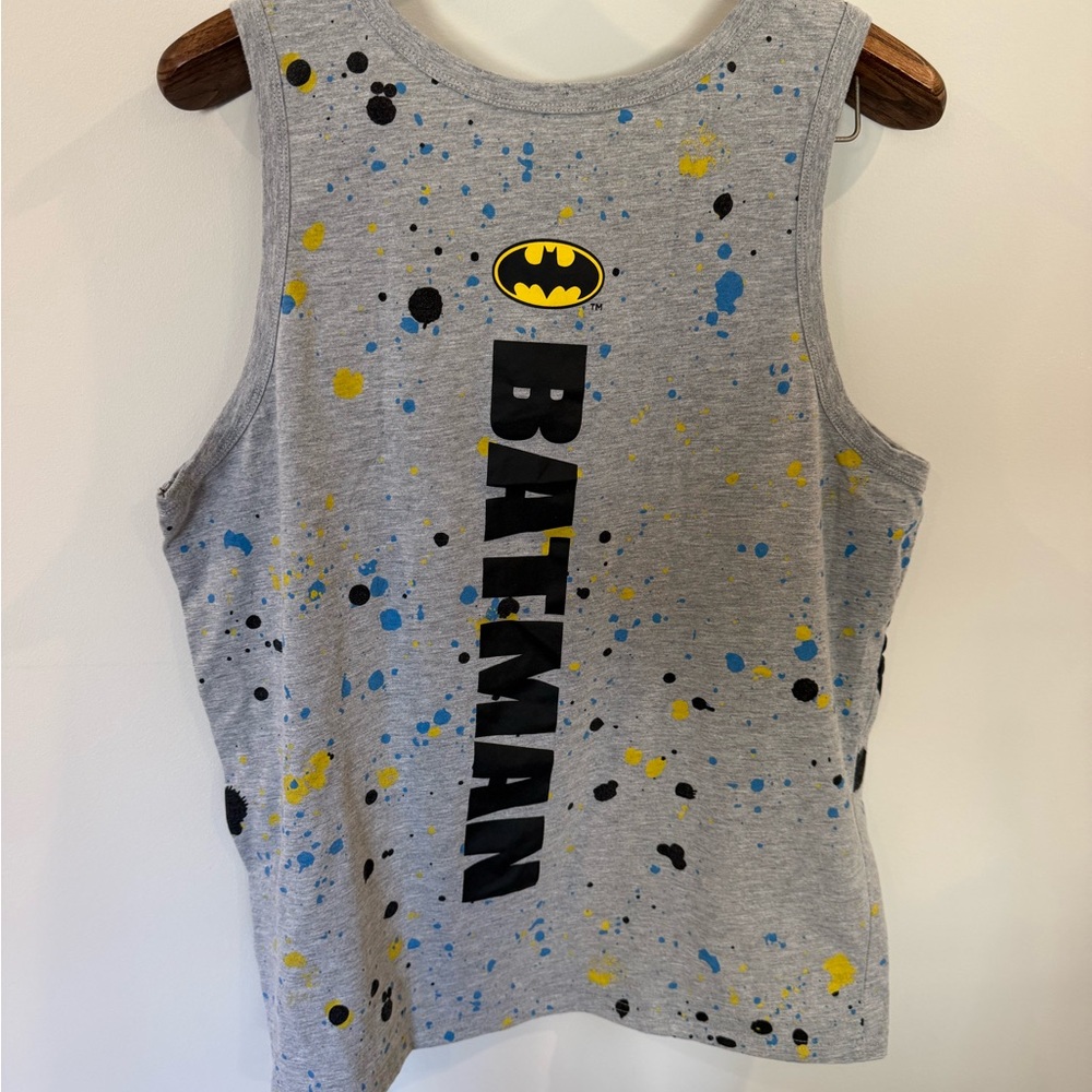 Batman Logo Tank  - Gray Black - Picture 4 of 7